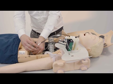 Resusci Anne Advanced Skill Trainer/Simulator - How to Install Chest Skin