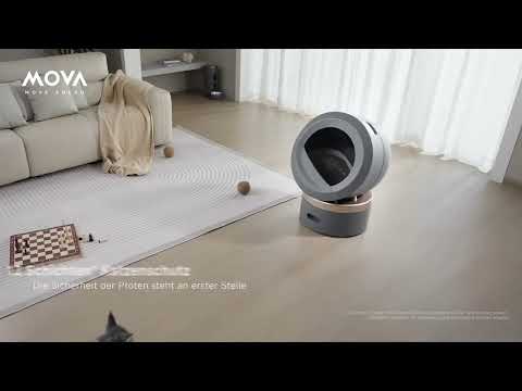 Vorstellung der selbstreinigenden Katzenkiste MOVA MeowgicPod LR10 Prime!