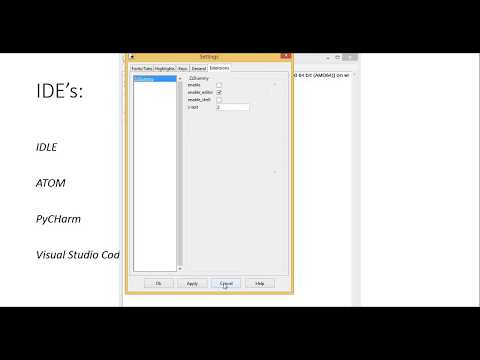 Python Ide Selection