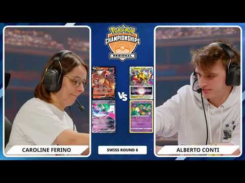 TCG Caroline Ferino Vs Alberto Conti - 2024 Pokémon Stuttgart Regional Championships Swiss R6