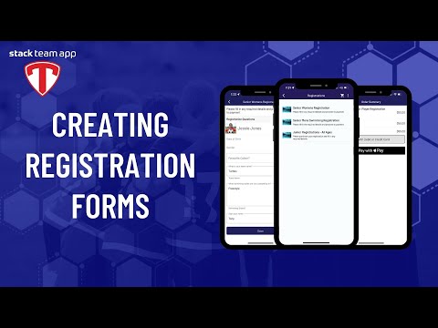 Registrations - Overview Video | Stack Team App