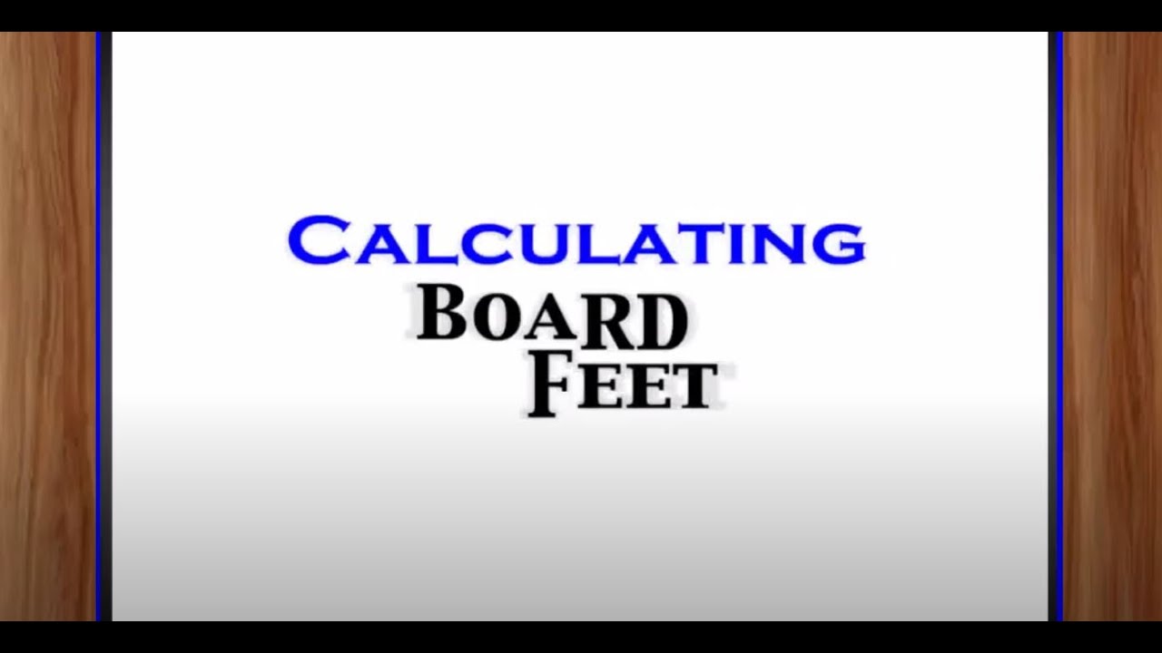 How to Calculate Board Feet - Step by Step Tutorial