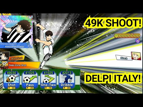 ALESSANDRO DELPI FULL BUFF 44%! SHOT 49K. DEBUT SEKARANG NGERI2. CAPTAIN TSUBASA DREAM TEAM