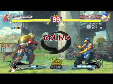 Sertali_Ozer (Balrog) Vs AndrewSilverfox (Yun) SSF4 AE Ranked Matches - PSN