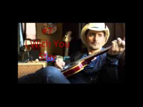 Top 20 Brad Paisley Songs