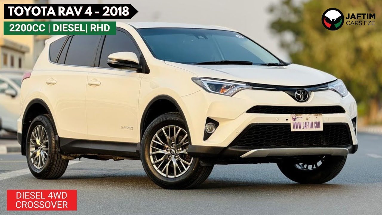 Toyota RAV4 LEATHER SEATS | BACK CAMERA | POWER SEATS | 2.2L DIESEL | 4WD | AUTOMATIC TRANSMISSION | RHD | 2018 video