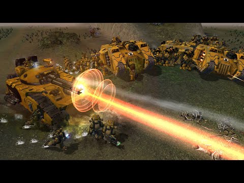 Imperial Fists vs Death Guard - Survival - Unification Mod - Warhammer 40K Dawn Of War Soulstorm