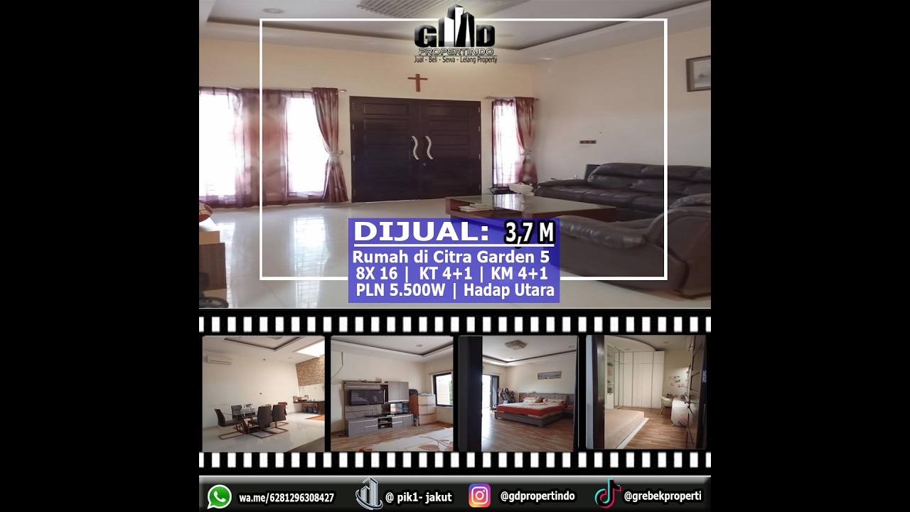 Dijual Rumah Citra Garden 5 Ukuran 8X16