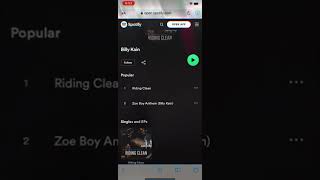 Billy Kain’s Riding Clean &amp; Zoe Boy Anthem Most Streamed Spotify Songs in History