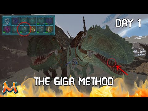 DOMINATING EXTINCTION DAY 1 WITH THE GIGA METHOD | ARK MESA DUOS