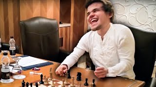 Magnus Carlsen Training for Chess Tournament in Oman