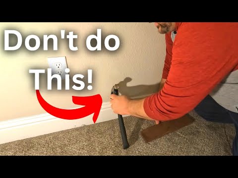 DIY Quick Tips - Don't Make This Mistake! How to Remove Baseboards Without Damaging the Wall
