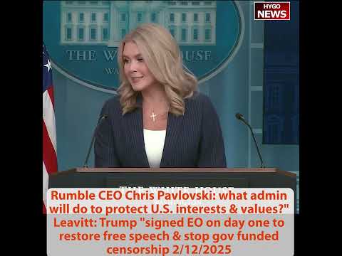 Q: AP was barred BC not using Gulf of America; Rumble CEO Chris Pavlovski 'new media' seat at Brief