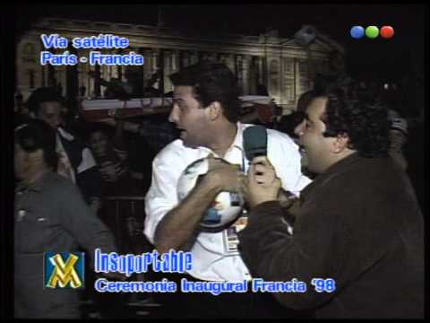 El Insoportable en la apertura del Mundial 98 - Videomatch 98