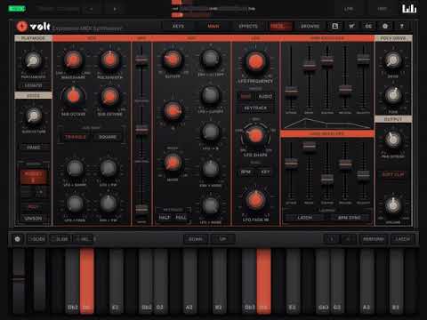 App Volt Synth [7 selected patches] HQ (iPad5 - Zé Osório)