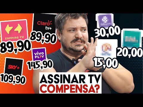 Por que Zapping TV e Claro tv+ são tão CAROS?