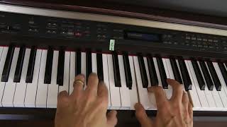 Ebony Eyes by Stevie Wonder - Piano Solo   (How to Play + Chords)