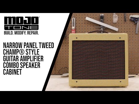 Mojotone Fender Tweed Champ 1x8 Combo Guitar Amp Cabinet With Lacquered Finish image 5