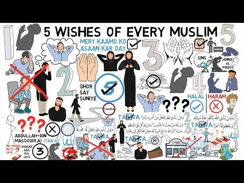 How to fulfill 5 Wishes that Every Muslim has - Qari Sohaib Ahmed Animated