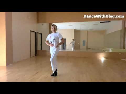 Backward Rumba Walks Technique Tutorial - Private Ballroom dance lessons in Beverly Hills with Oleg