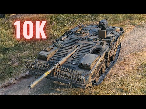 Strv 103B  10K Damage World of Tanks Replays 4K The best tank game