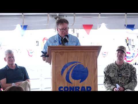 Conrad celebrates First of Class Recognition for U.S. Navy YRBM