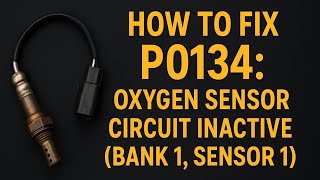 How to Fix P0134: Oxygen Sensor Circuit Inactive (Bank 1, Sensor 1)