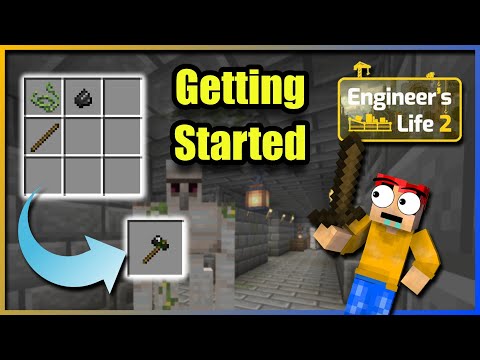 A Great Start in Minecraft Engineer's Life 2 Let's play - ep 1