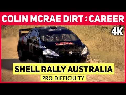 Colin McRae DiRT in 4K - Career - #62 Shell Rally Australia - Pro Difficulty