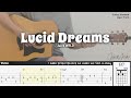 Lucid Dreams - Juice WRLD | Fingerstyle Guitar | TAB + Chords + Lyrics