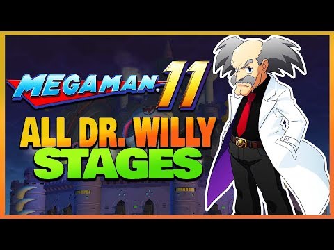 Megaman 11 - All Dr. Wily Stages (GEAR FORTRESS) + Ending & Credits