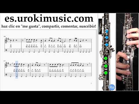 Tutorial de Oboe Lady Gaga, Bradley Cooper - Shallow Clases Notas um-i927