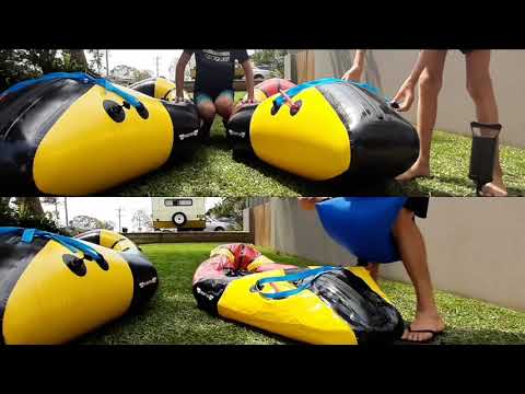 How to inflate a packraft when in a hurry!