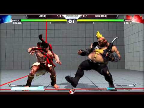 VS WEEKLY 3/25/16 - GRAND FINALS - JOE (NECALLI) vs. SHIN ONI (BIRDIE) - STREET FIGHTER V