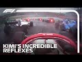 Kimi Raikkonen's Incredible Reflexes In F1!