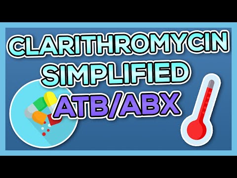 Clarithromycin (Biaxin) Nursing Drug Card (Simplified) - Pharmacology