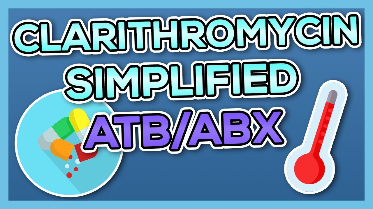 Clarithromycin (Biaxin) Nursing Drug Card (Simplified) - Pharmacology - YouTube