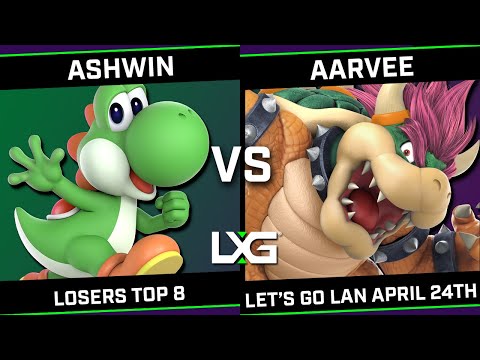 Ashwin (Yoshi) vs Aarvee (Bowser) - LXG Let's Go LAN April 24th