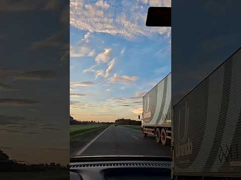 Driving in Road Castelo Branco São Paulo à Botucatu SP #brazil #worldcities #travel #sunset #highway