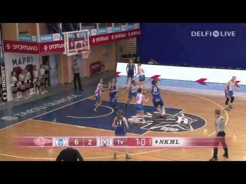 Tartu Ülikool/Kalev vs Audentese SG/Noortekoondis - Korvpalli naiste meistriliga pronks , 28.04.2016