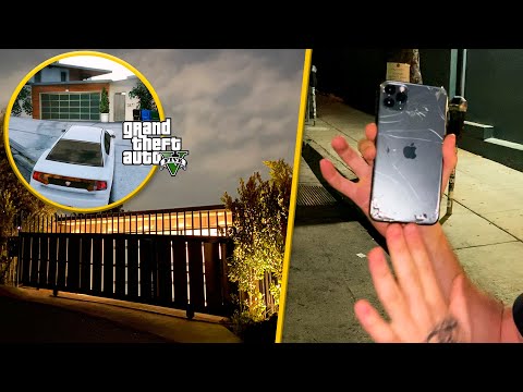 MANSÃO DO FRANKLIN NA VIDA REAL E QUASE PERDI MEU TELEFONE EM L.A !!