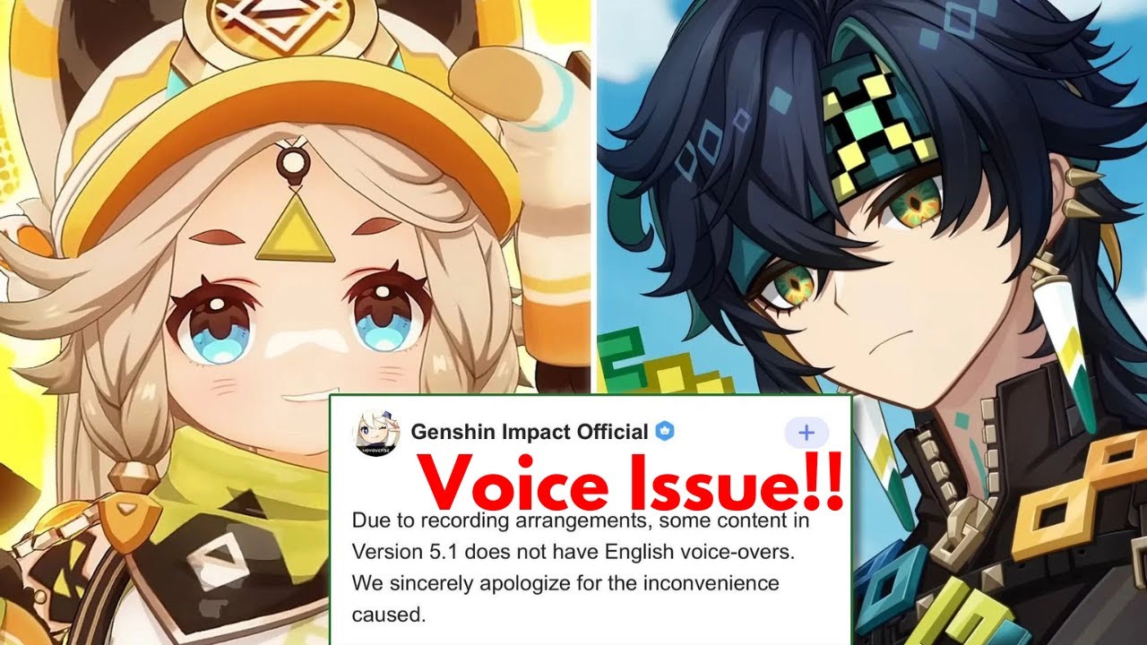 Why Are English Voice Lines Missing in Version 5.1? Here’s What You Need to Know! - Genshin Impact