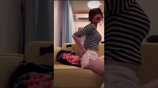 Tiktokライブ配信 短パンからのちらり #shorts