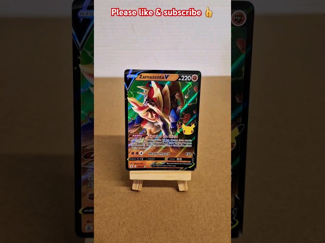 Vídeo relacionado con Tarjeta individual Pokemon ZAMAZENTA V 018/025 CELEBRATIONS