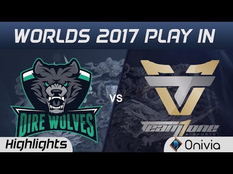 DW vs ONE Highlights World Championship 2017 Play In Dire Wolves vs Team ONE by Onivia