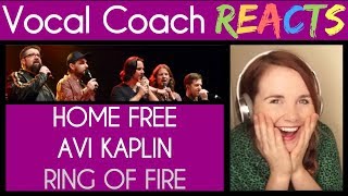 Vocal Coach Reacts to Home Free and Avi Kaplan Ring Of Fire