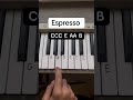 Espresso Sabrina Carpenter Easy Paino Tutorial Piano Tutorial Sabrinacarpenter Espresso Easy