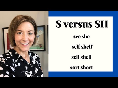 Learn to Pronounce SEE/SHE - SELF/SHELF - SAVE/SHAVE - SELL/SHELL - SORT/SHORT in American English