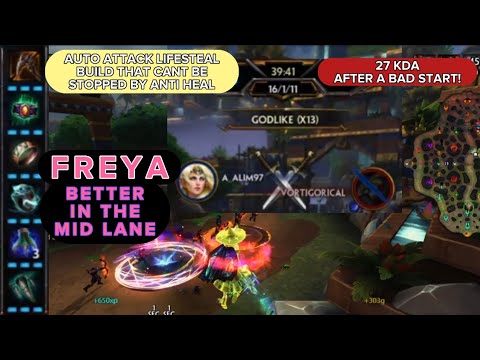 THIS IS HOW YOU PLAY FREYA MID!!! #smite