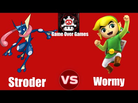 Game Over Games Stroder (Greninja) VS Wormy (Toon Link) SSB4 Singles